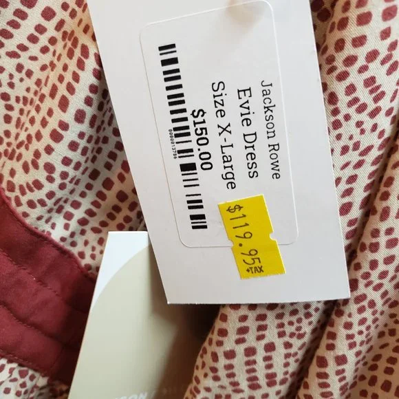 NWT Jackson Rowe Evie dress XL - Picture 7 of 7